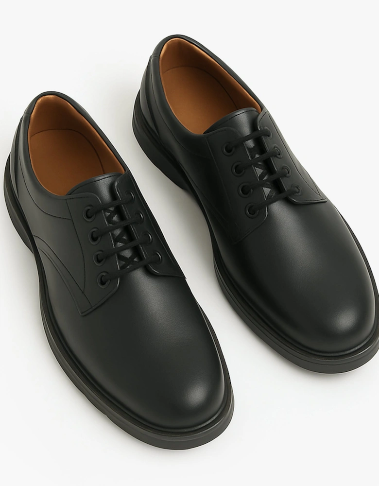 M181A Mens Leather Shoes Black