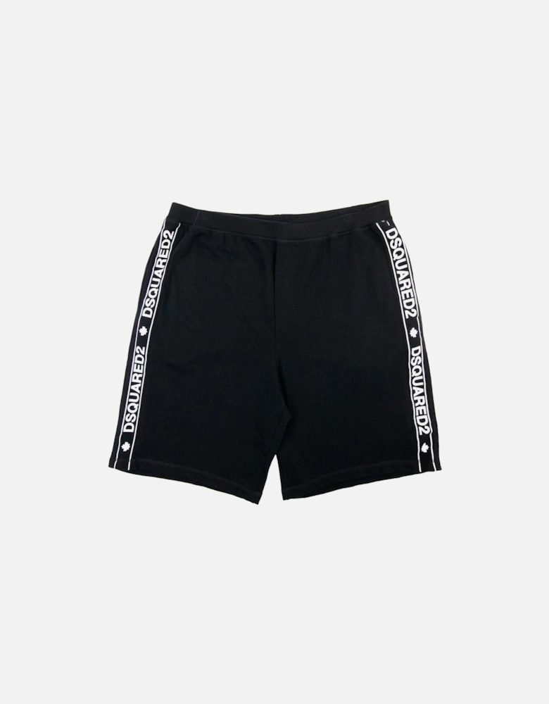 Tape Shorts Black