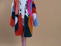 Hand Made Bamboo Lyocell Faux Fur Coat