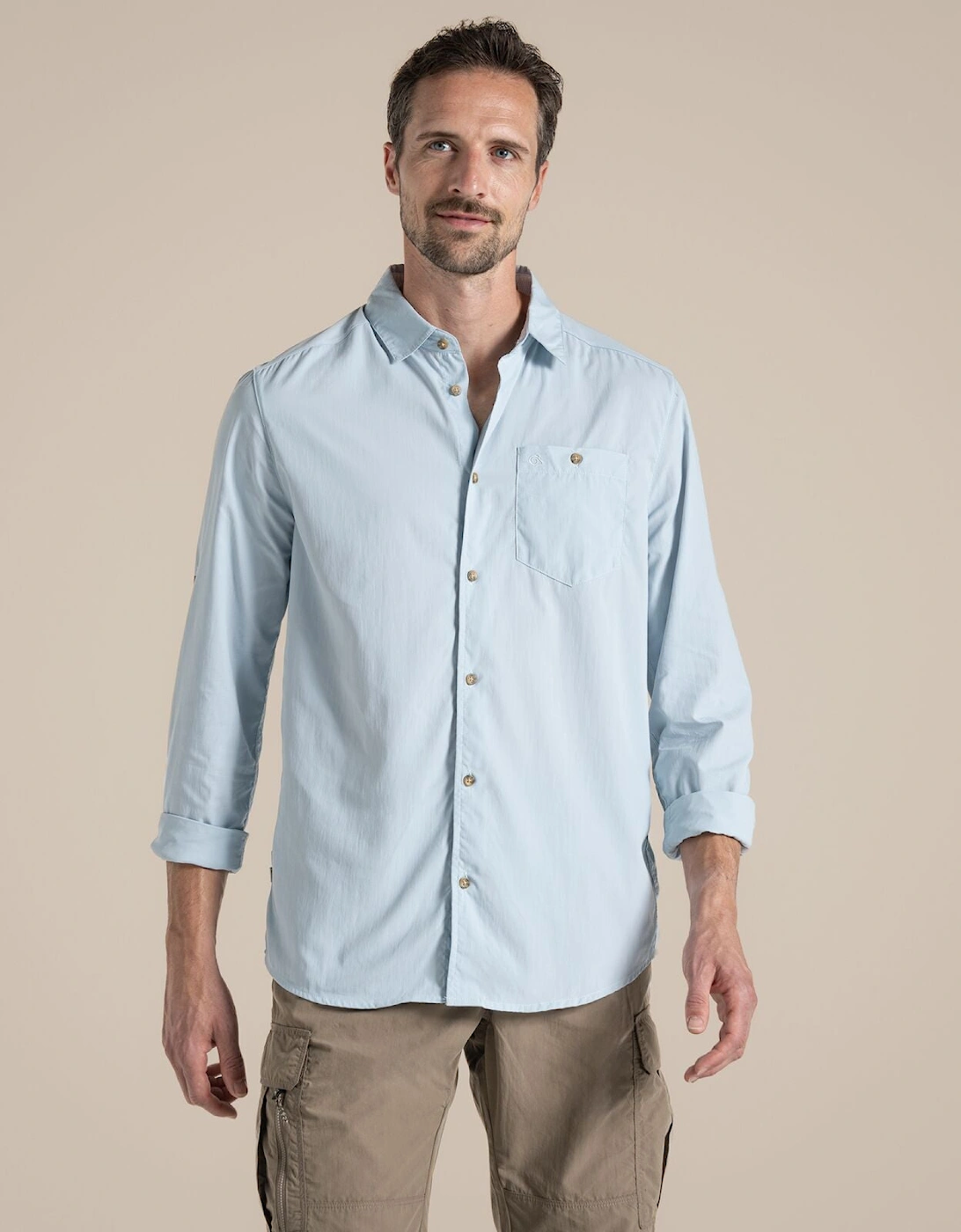 Mens NosiLife Nuoro II UPF Long Sleeve Shirt, 2 of 1