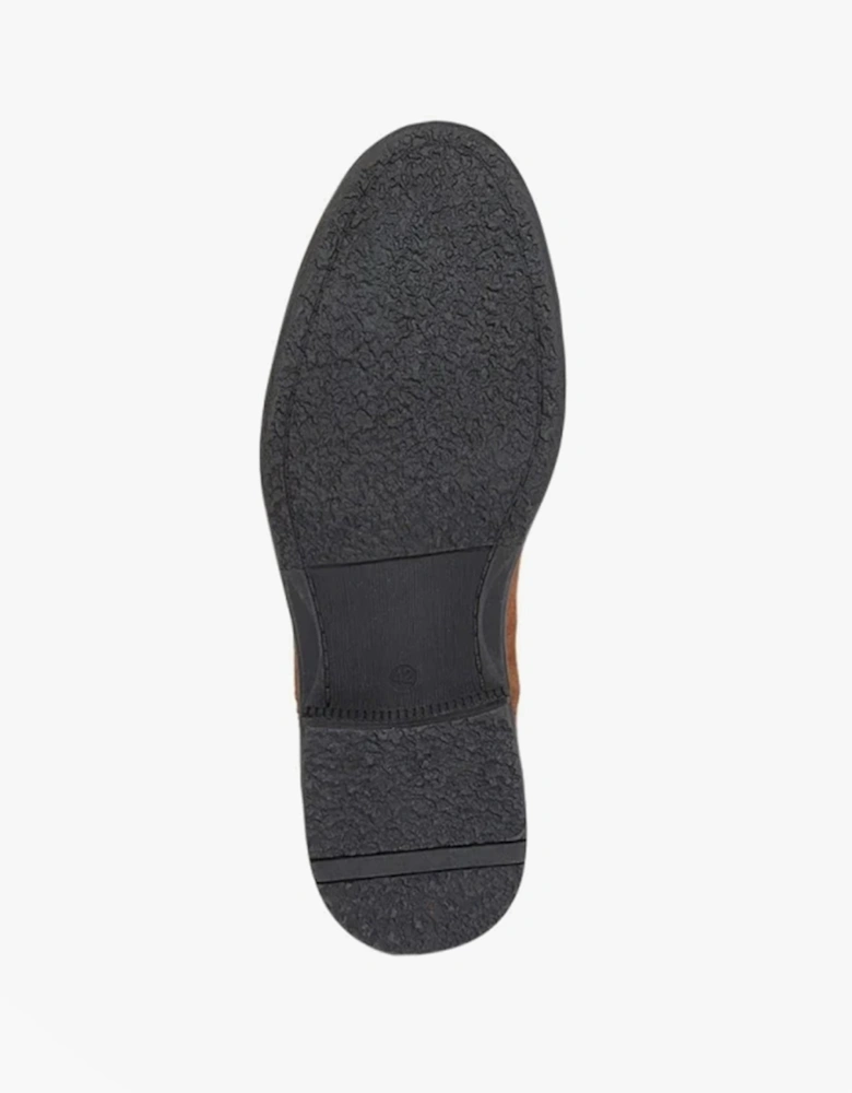 M051BT Mens Suede Chelsea Boots Tan