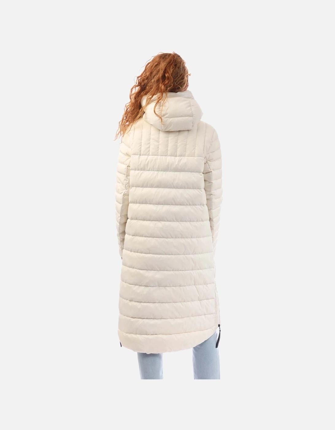 Down Fill Hooded Quilted Puffer Coat
