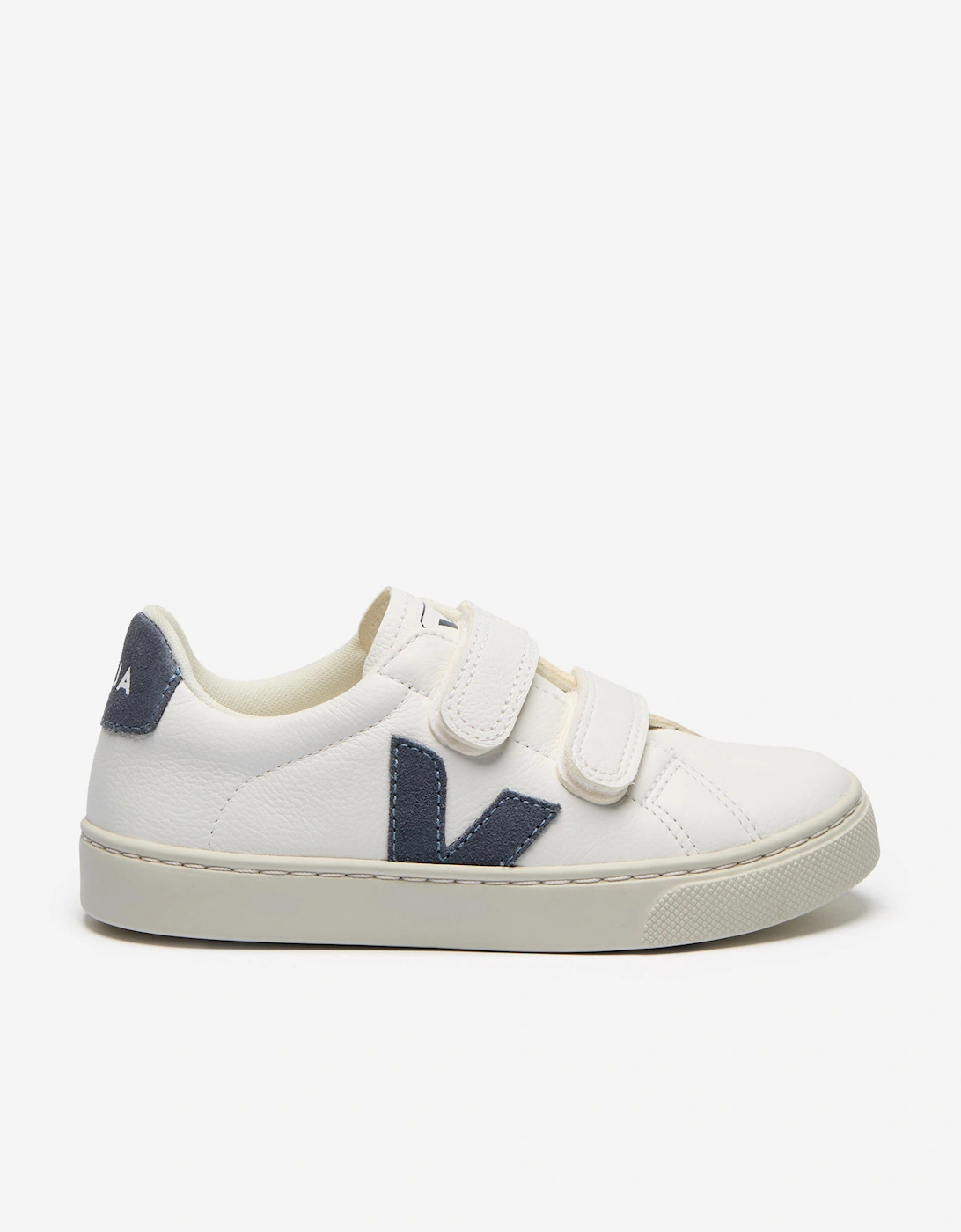 Boy's Veja Boys Leather Small Esplar Trainers in White - Size: EU 24 uk 7.5