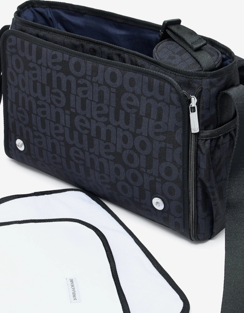 Baby Logo Changing Bag in Navy (36cm)