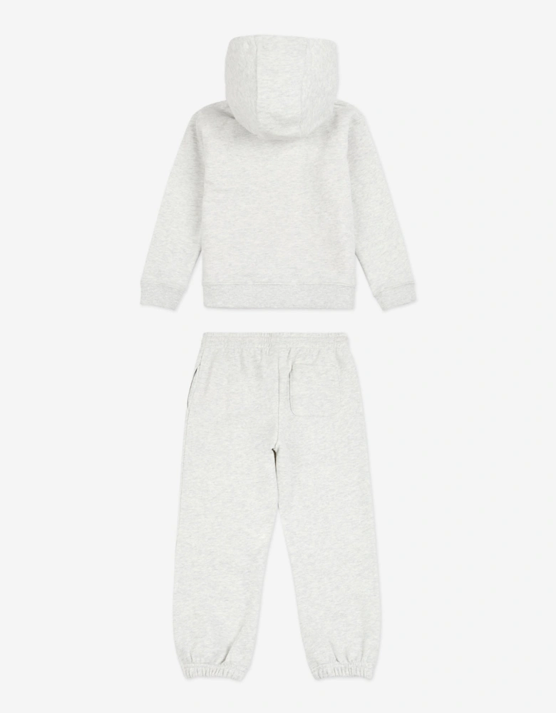 Boys Logo Tracksuit in Grey