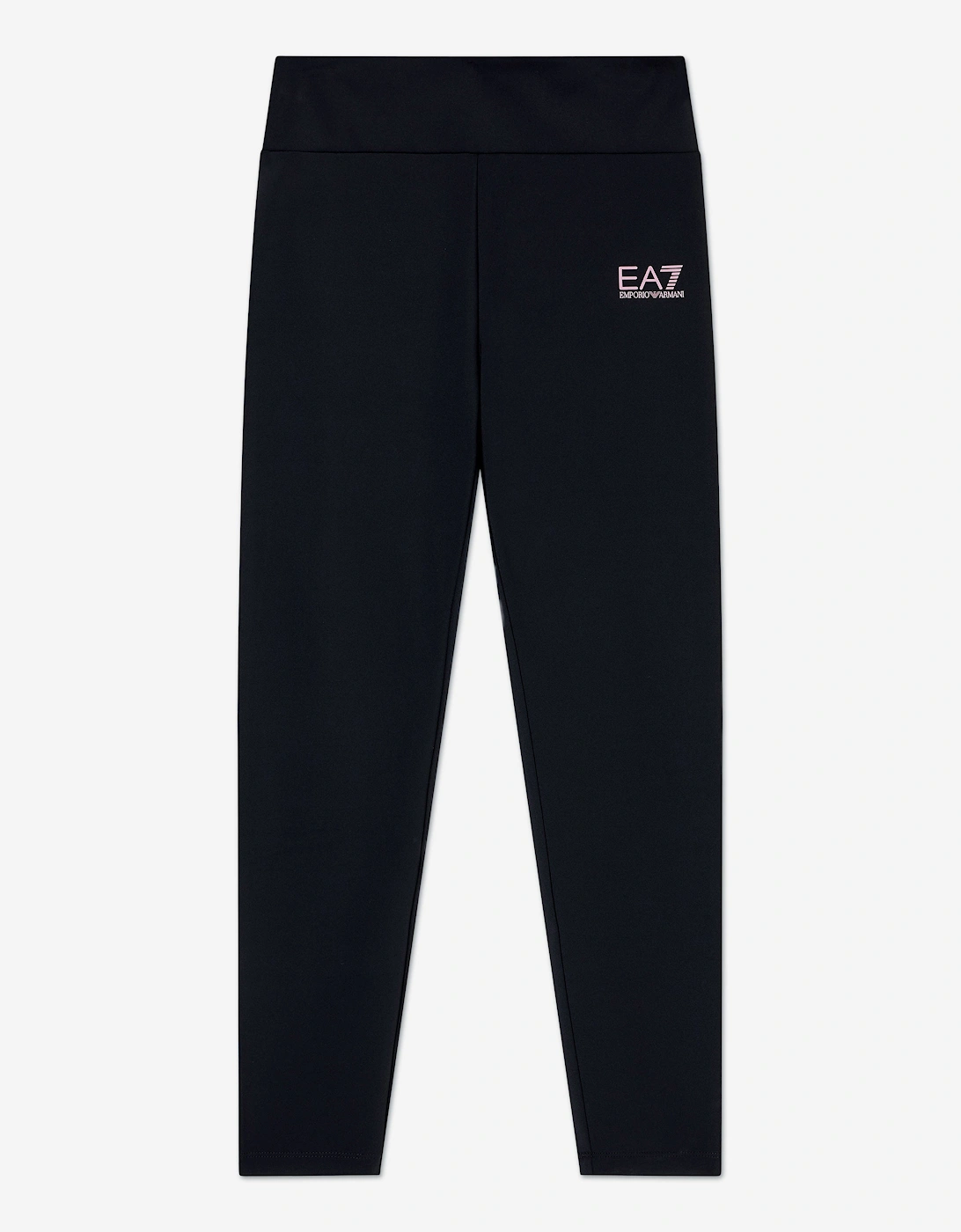 Girl's EA7 Emporio Armani Girls Vigor7 Leggings in Black - Size: 14 years