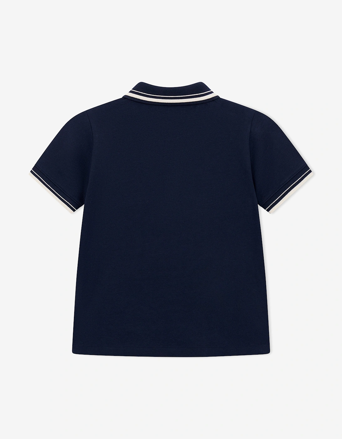 Boys Logo Polo Shirt in Navy