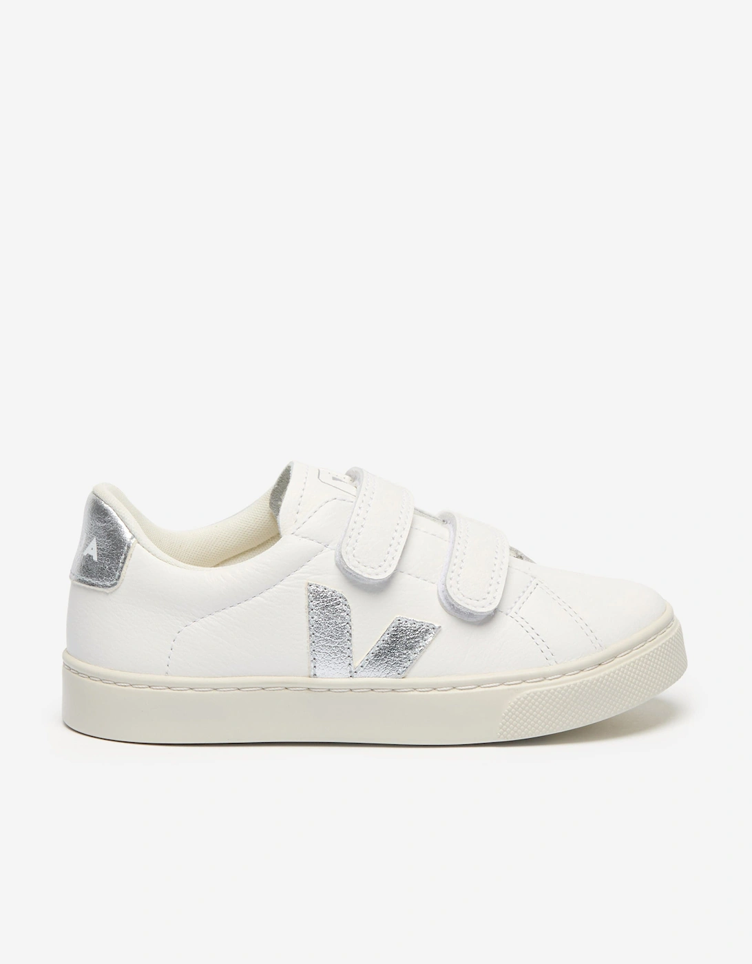 Kids Leather Small Esplar Trainers in White, 5 of 4