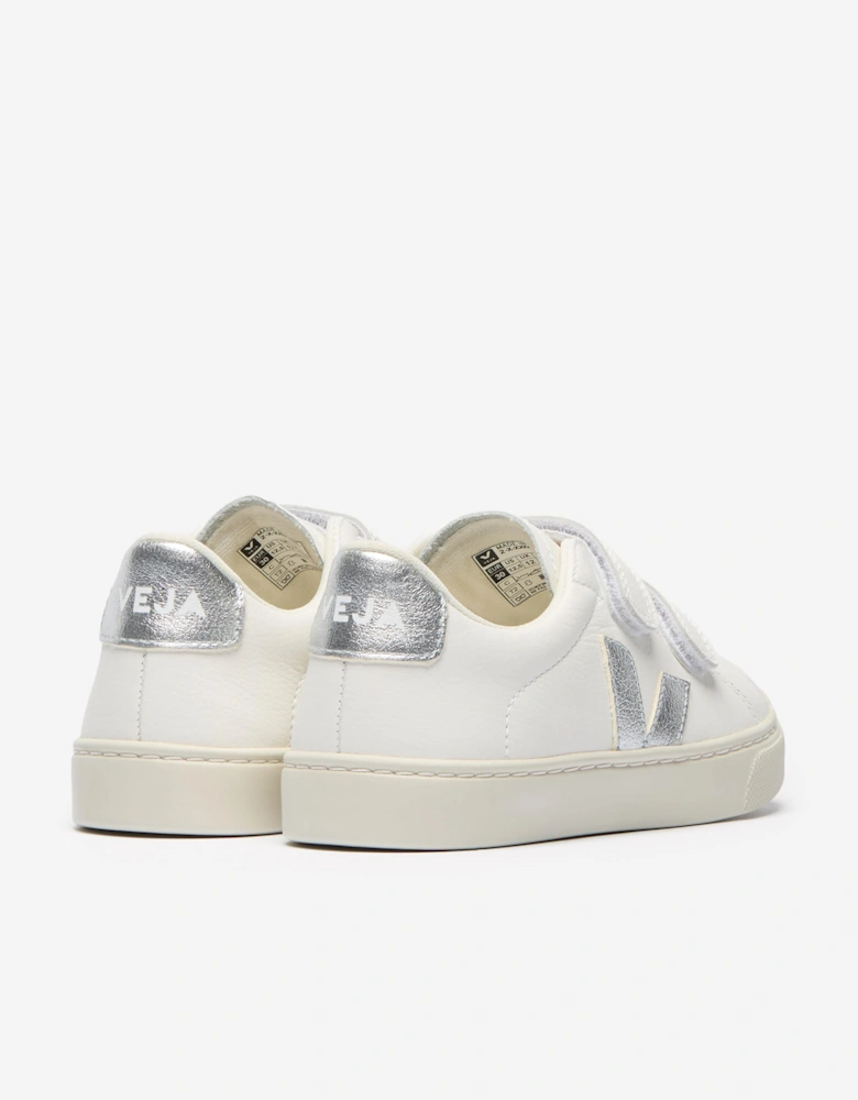 Kids Leather Small Esplar Trainers in White
