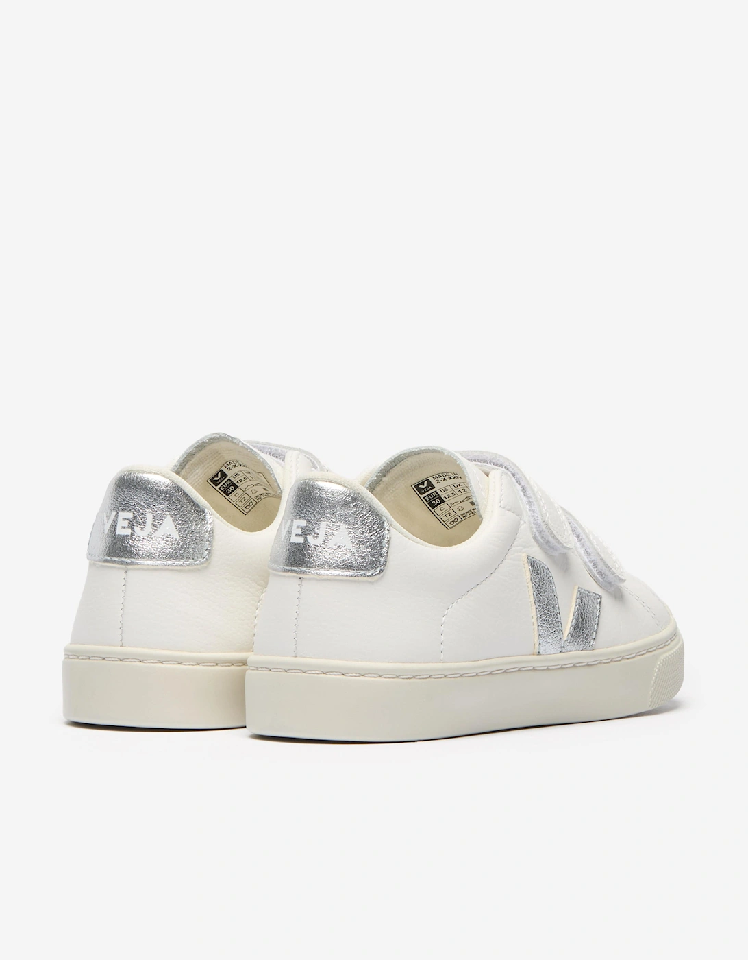 Kids Leather Small Esplar Trainers in White