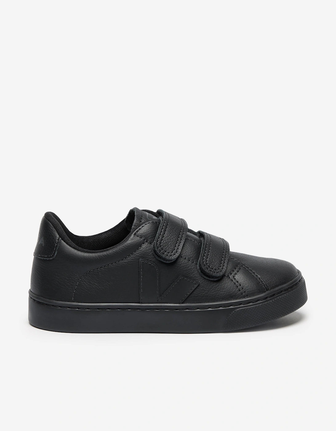 Girl's Veja Kids Leather Small Esplar Trainers in Black - Size: EU 22 uk 5.5