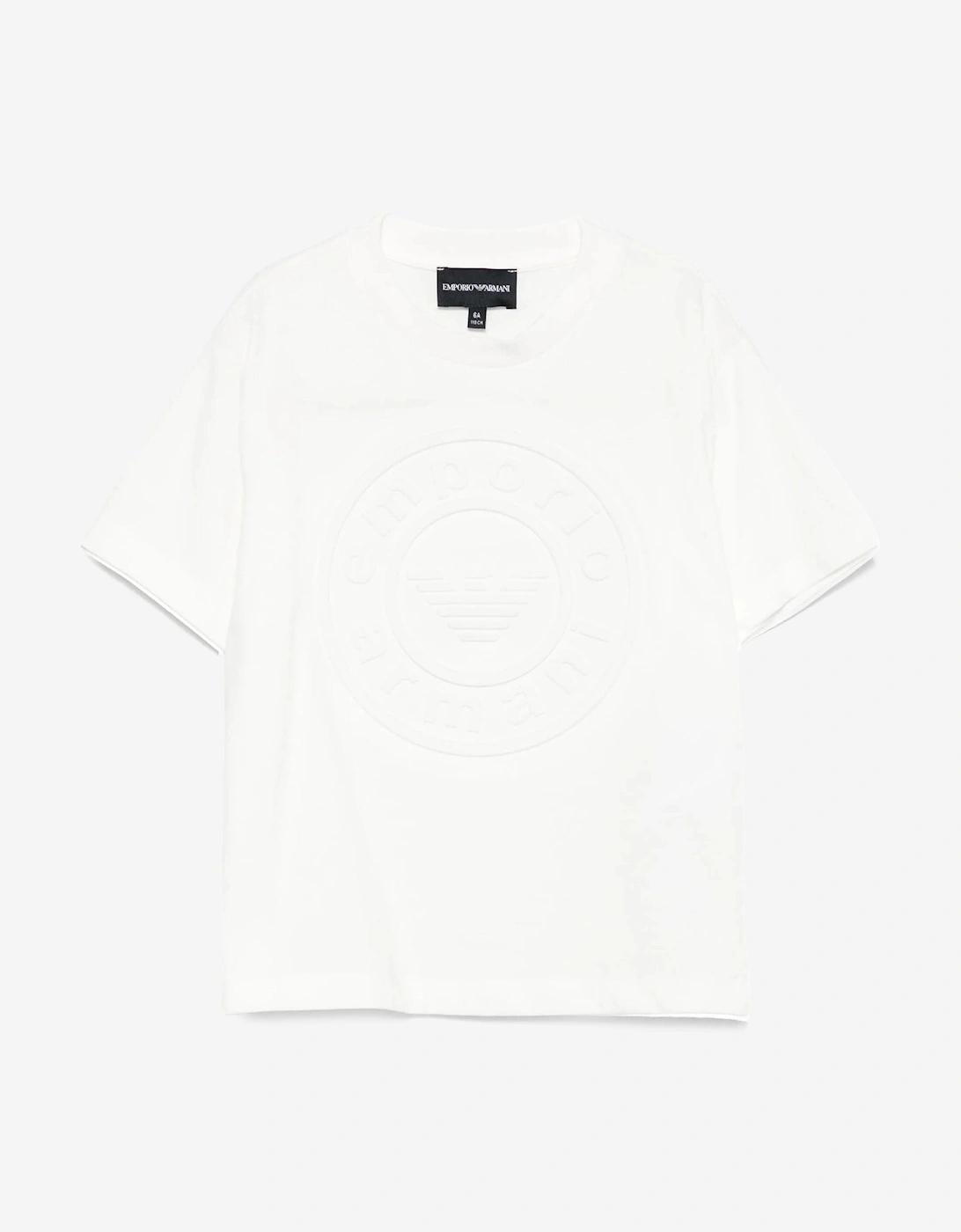 Boys Logo T-Shirt in Ivory, 4 of 3