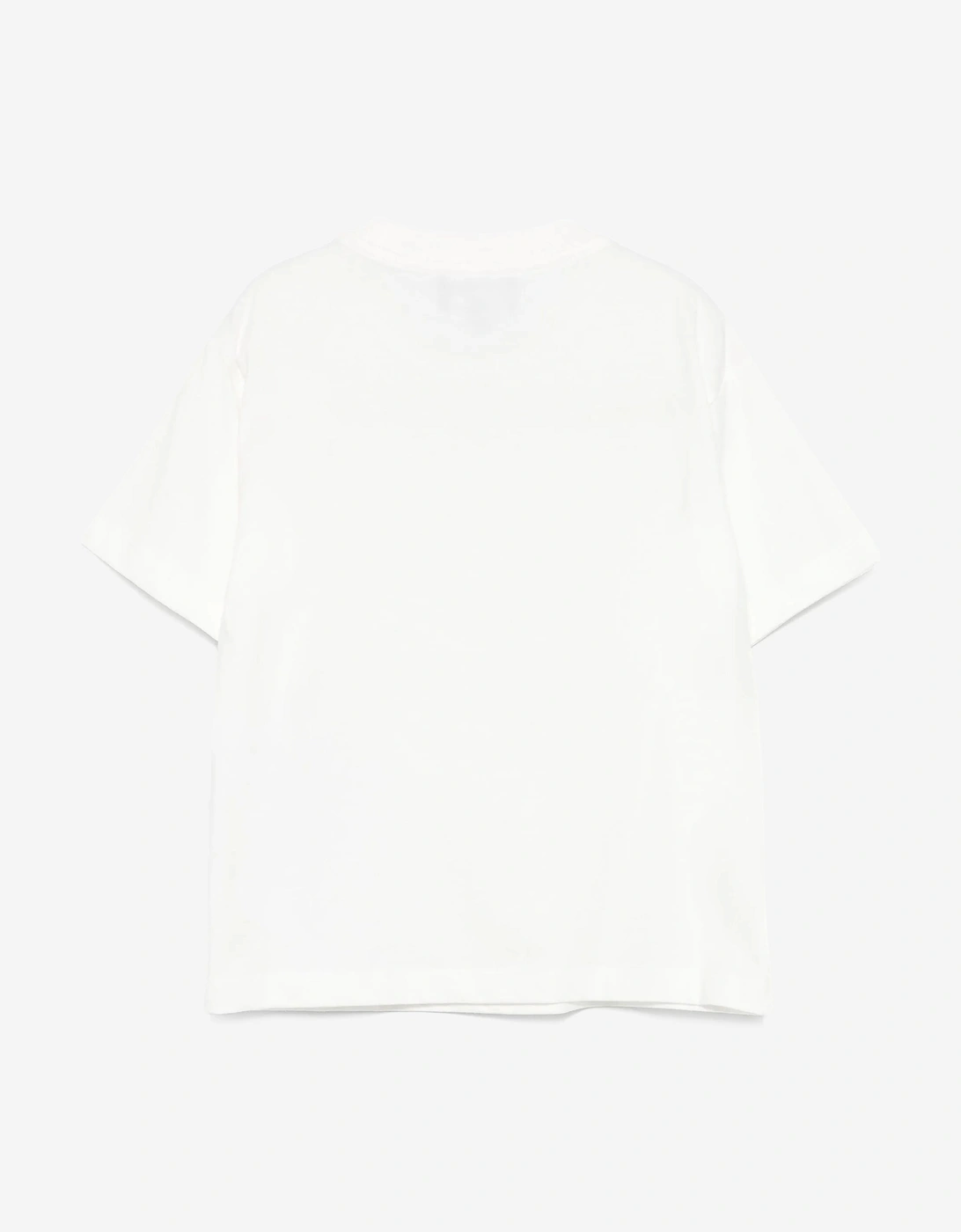 Boys Logo T-Shirt in Ivory