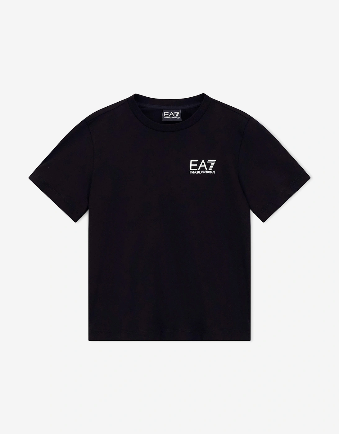 EA7 Emporio Armani Boy's EA7 Emporio Armani Boys Train Core ID T-Shirt in Black