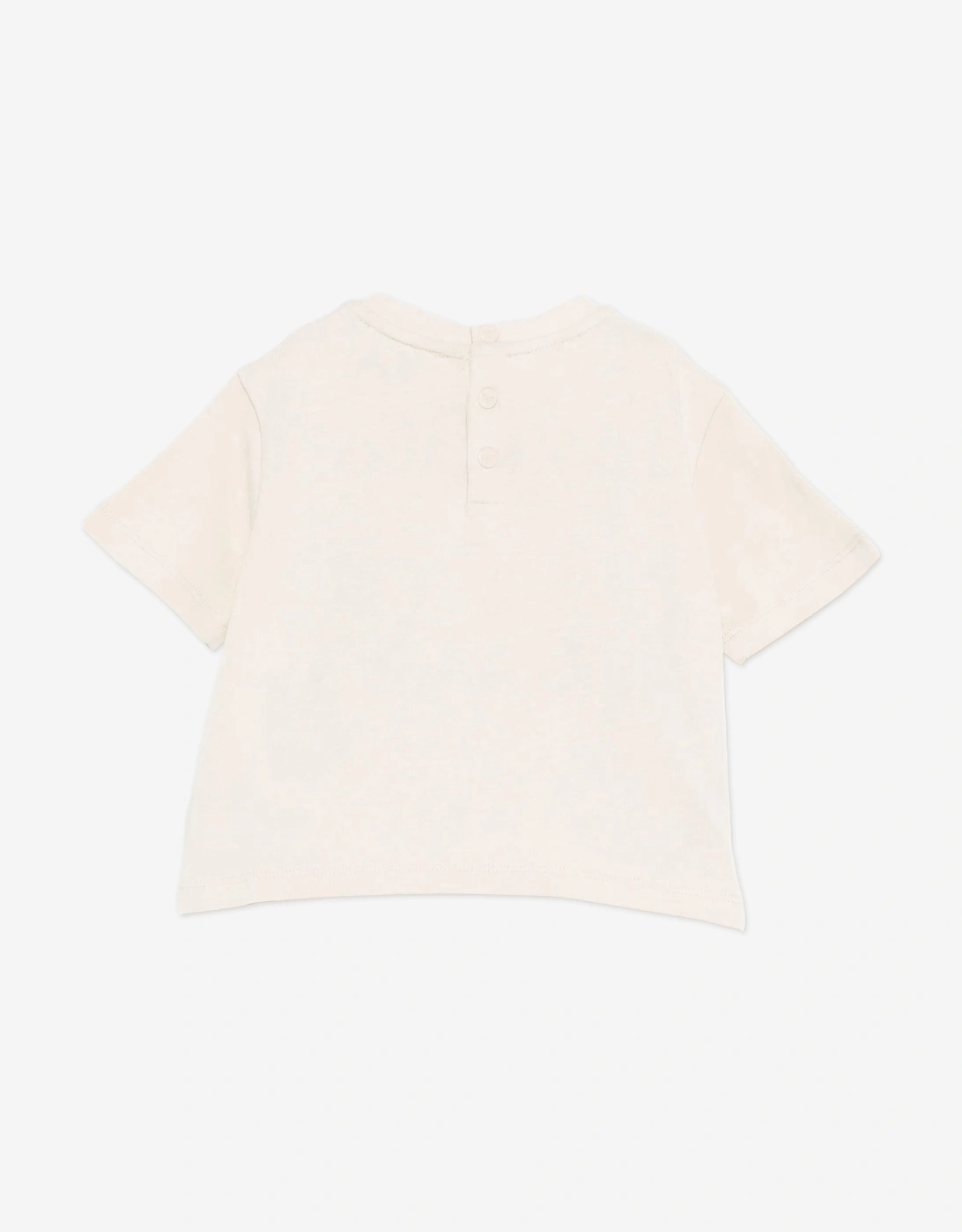 Baby Boys Graphic Print T-Shirt in Beige