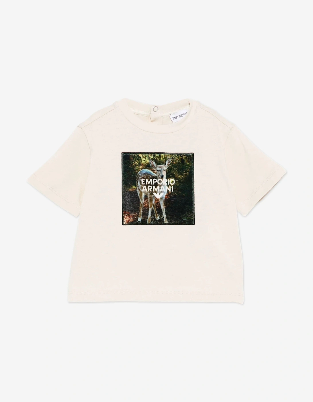 Baby Boys Graphic Print T-Shirt in Beige, 4 of 3