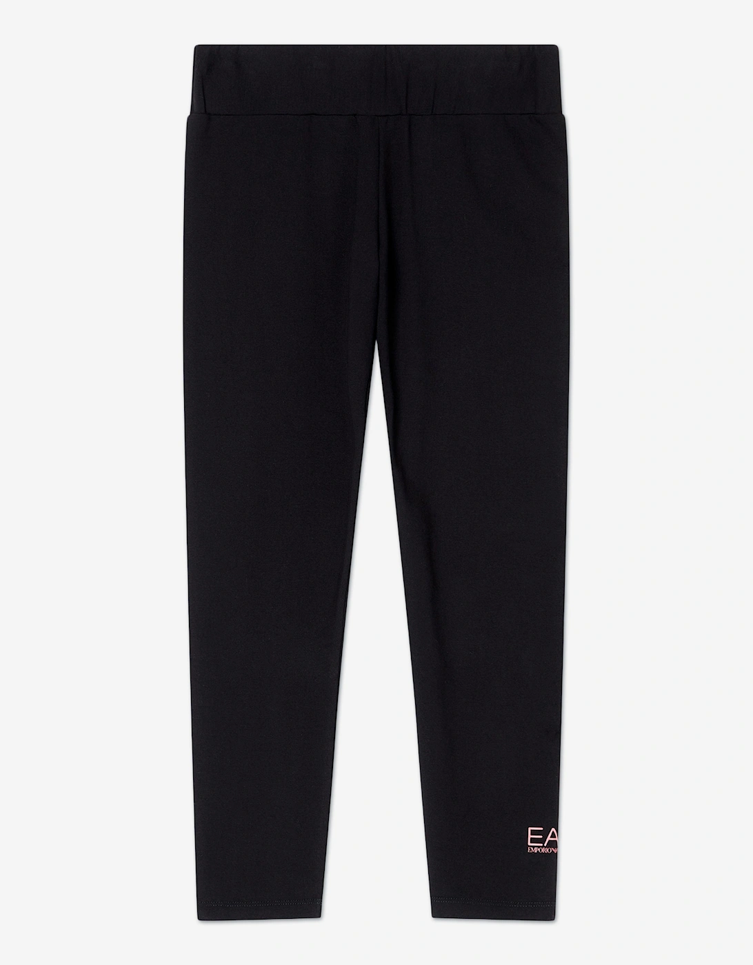 Emporio Armani Girls Train Logo Legging Set in Black