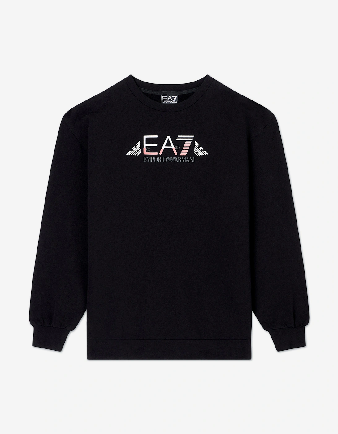 Emporio Armani Girls Train Logo Legging Set in Black