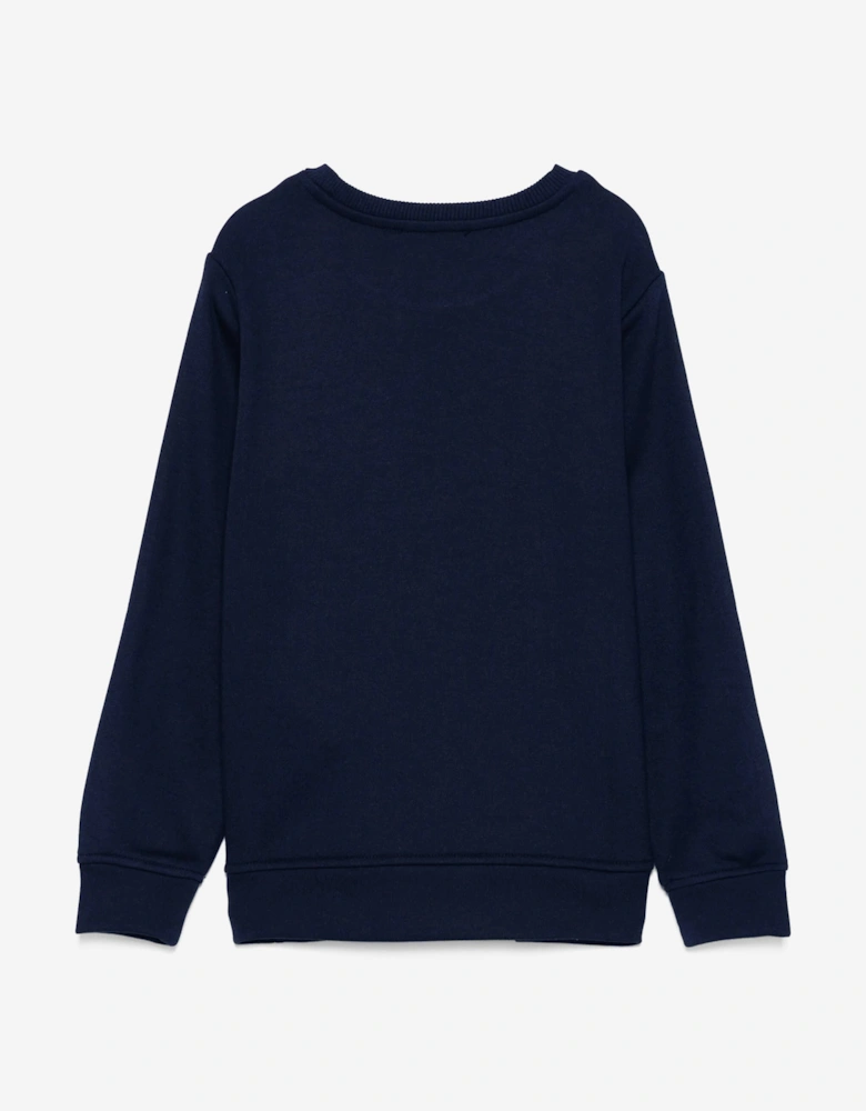 Boys Logo Sweatshirt in Navy