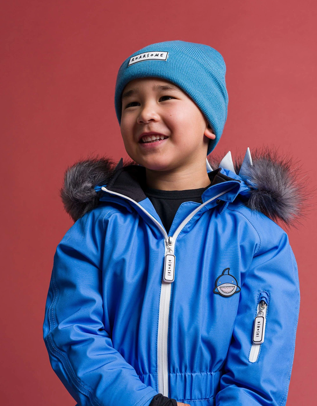 Kids Beanie Hat in Blue