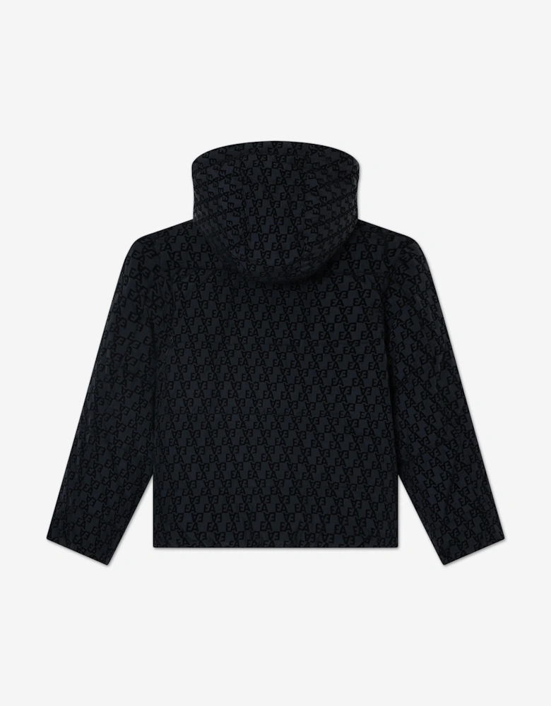 Kids Logo Puffer Jacket in Navy