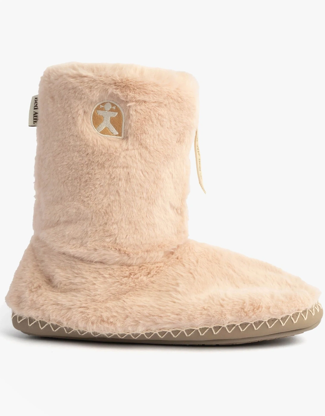 MARILYN Womens Faux Fur Boot Slippers Gingerbread, 7 of 6