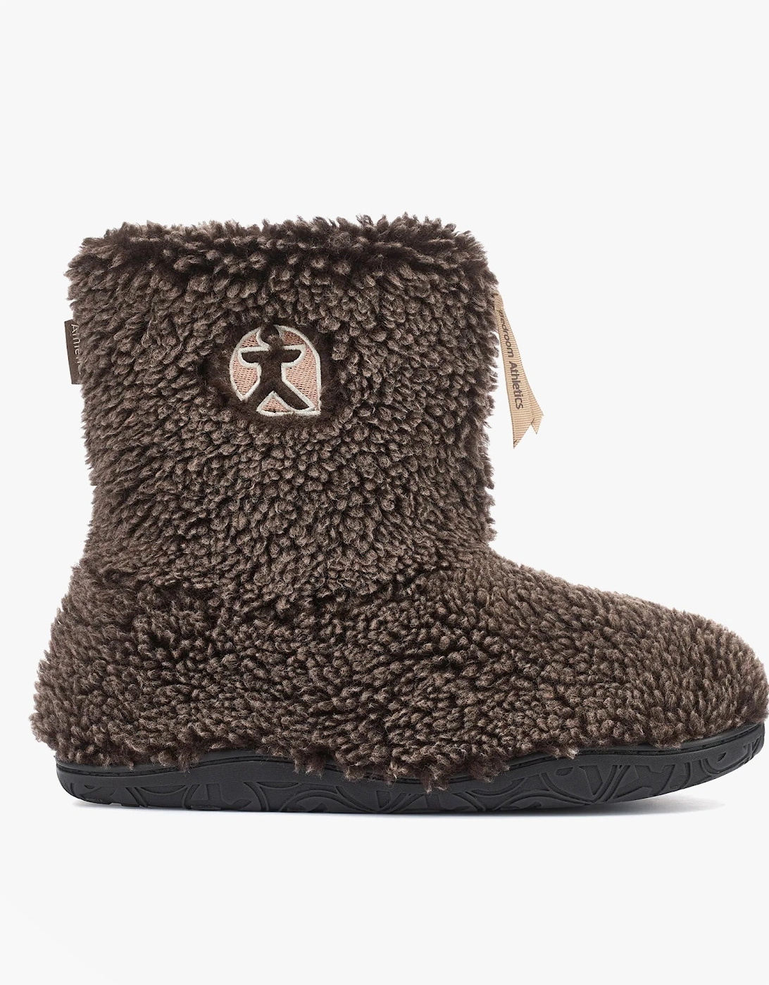 GOSLING Mens Boot Slippers Washed Dark Chocolate, 5 of 4