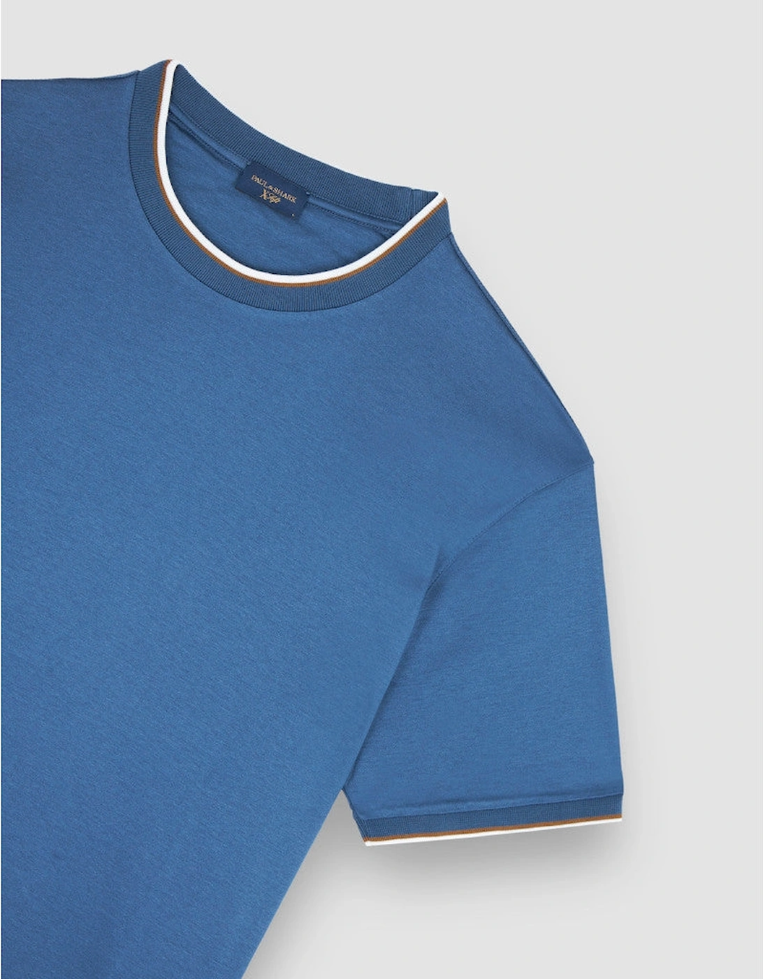 Moon Badge Interlock T-Shirt 635 Dark Denim