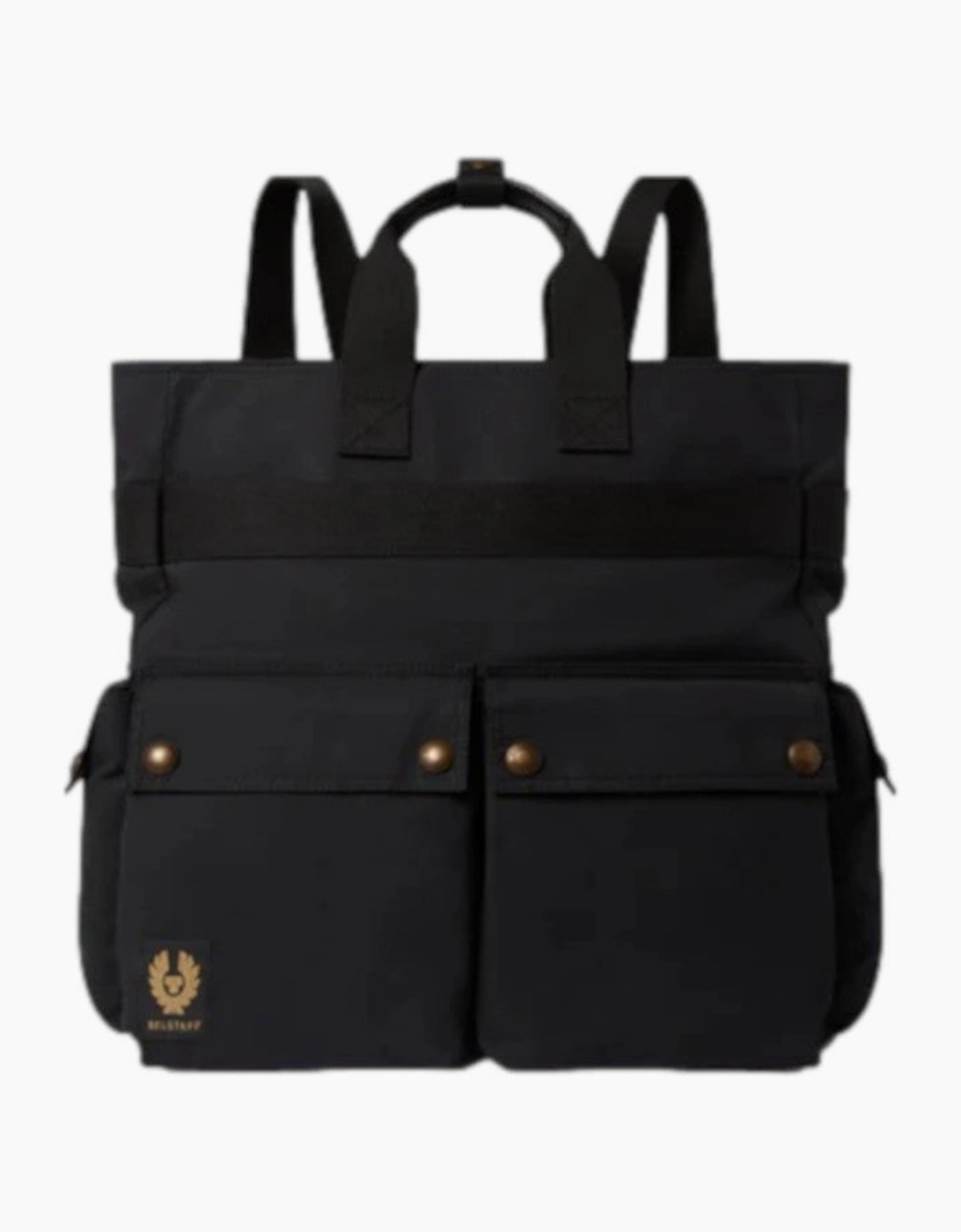 Men's Belstaff Trialmaster 2-Way Tote Black - Size: ONE size