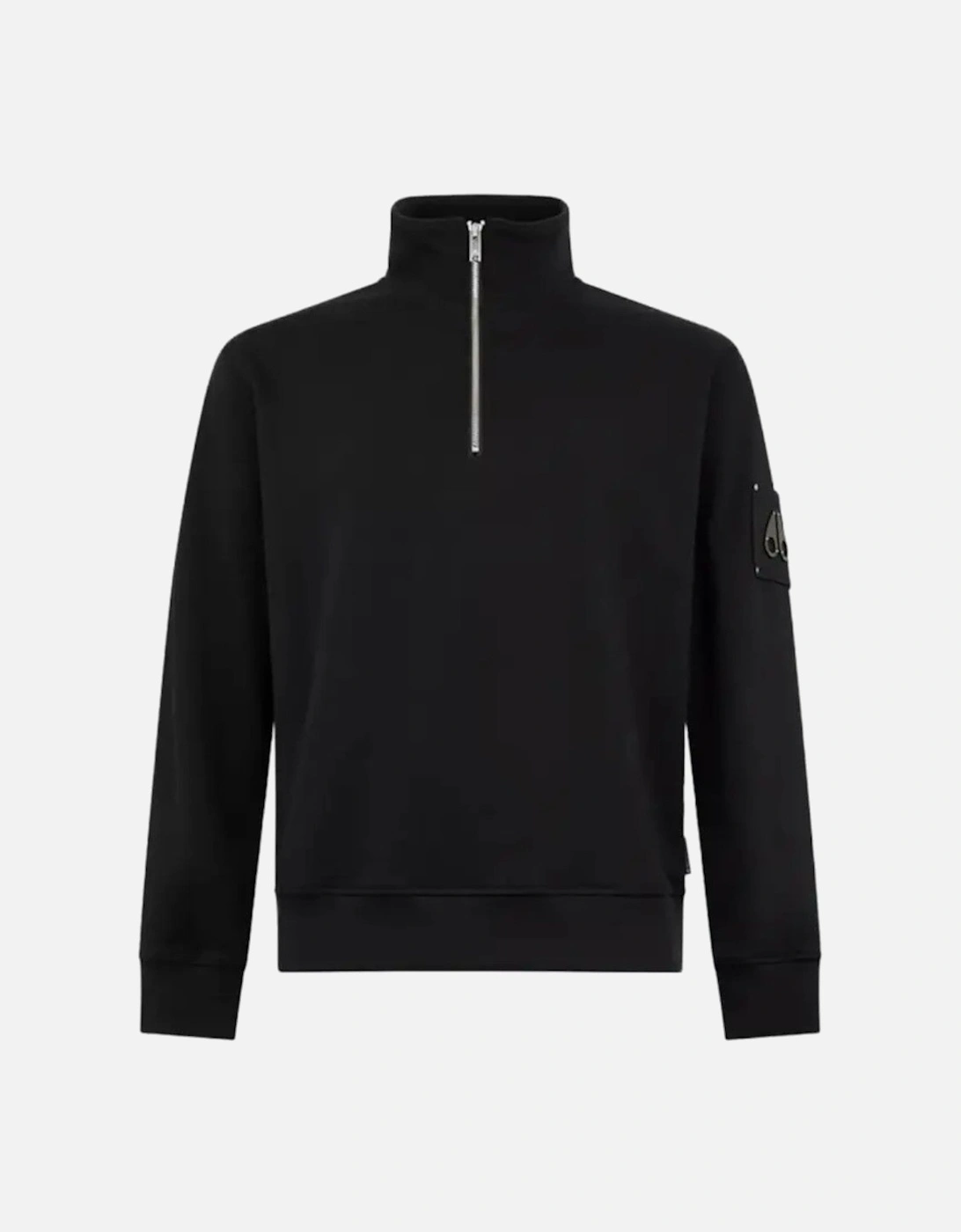 Hartsfield 1/4 Zip Sweatshirt 292 Black, 2 of 1