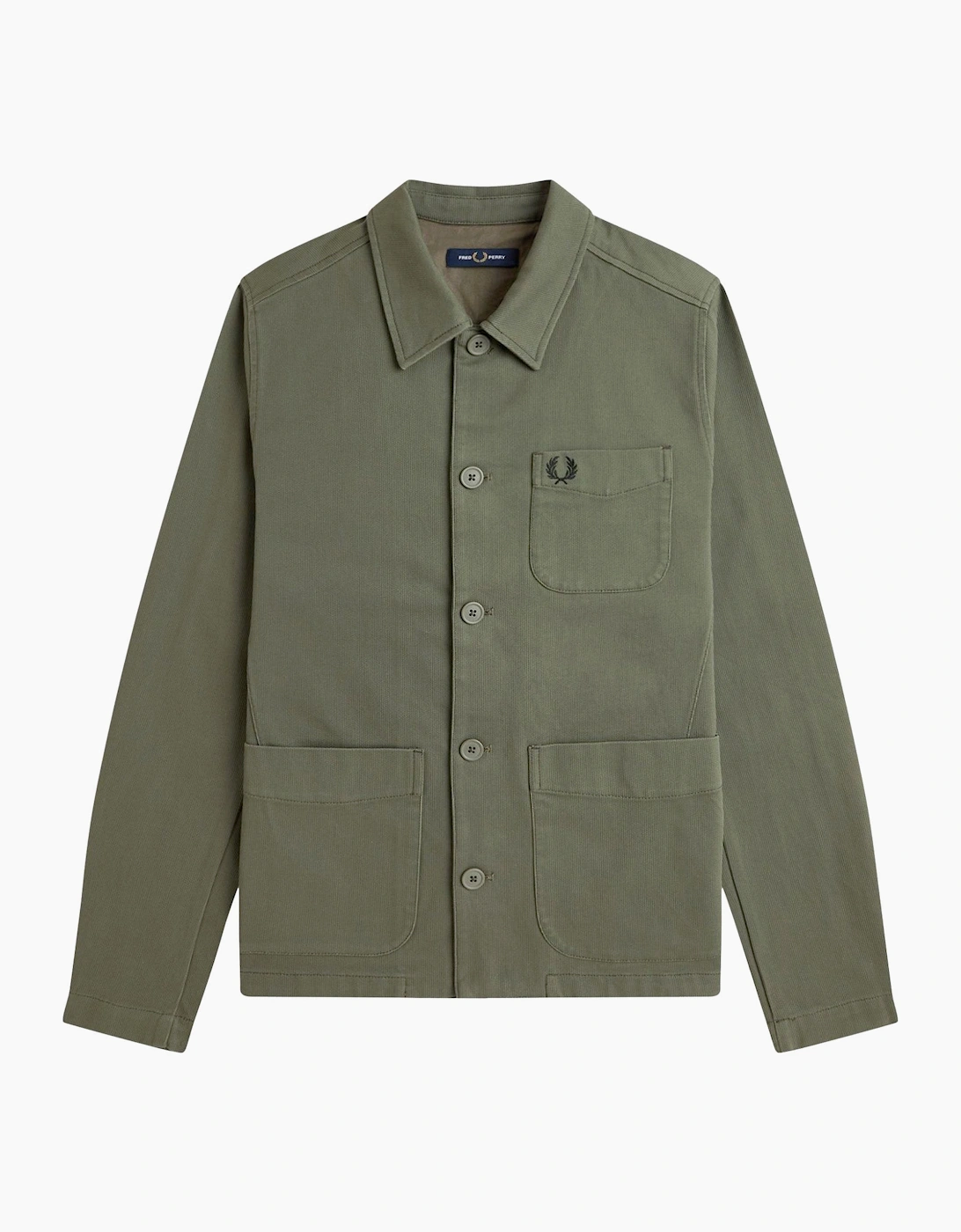 Fred Perry Men's Tan Bedford Cord Overshirt  Regular/40 Large