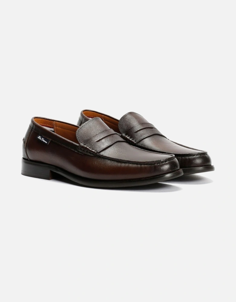 Hester Leather Men's Brown Loafers