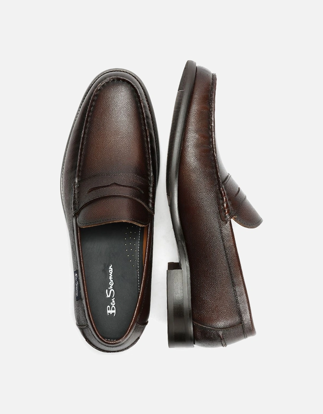 Hester Leather Men's Brown Loafers