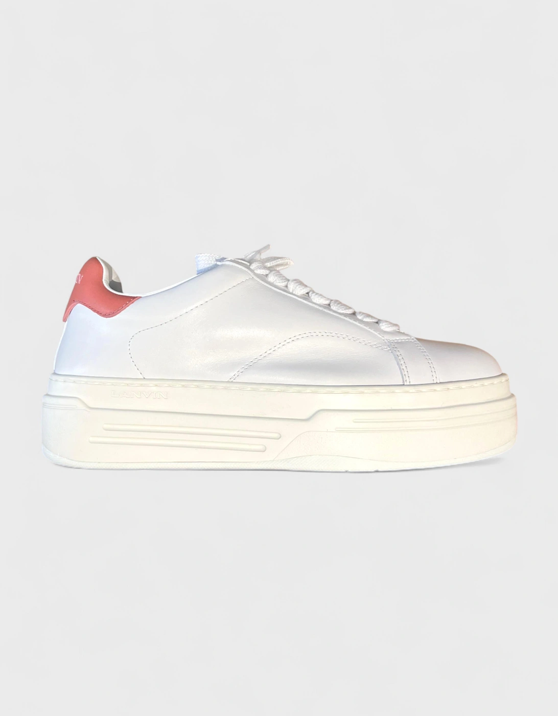 Women's Lanvin DDB0 Platform Sneakers Wmns White - Size: 5