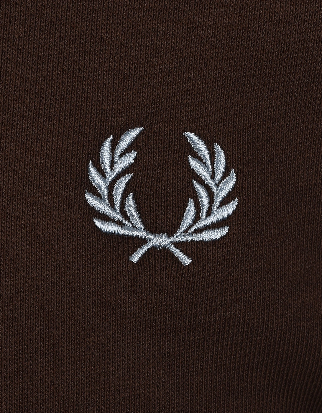 HALF ZIP SWEATSHIRT BURNT TOBACCO/ STOCKPORT BLUE