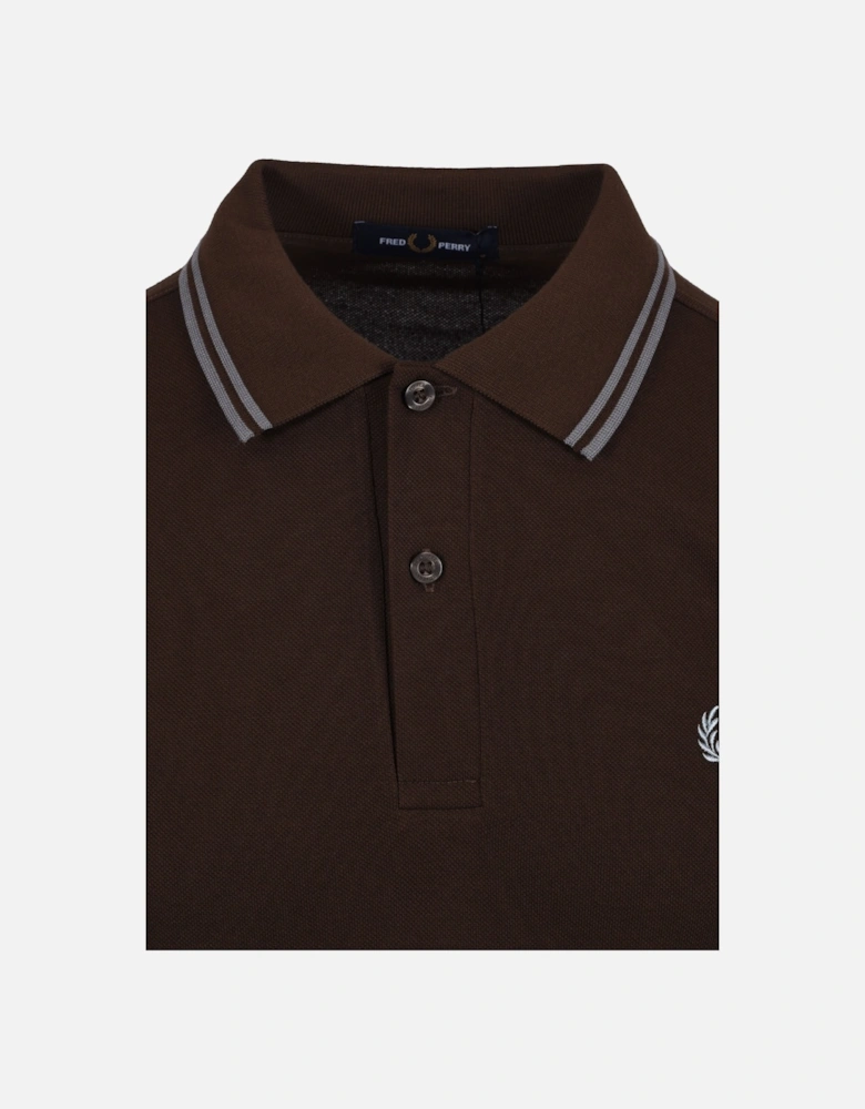 TWIN TIPPED POLO BURNT TOBACCO/ STOCKPORT BLUE