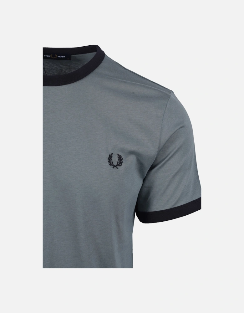 RINGER T-SHIRT STOCKPORTBLU/NAVY