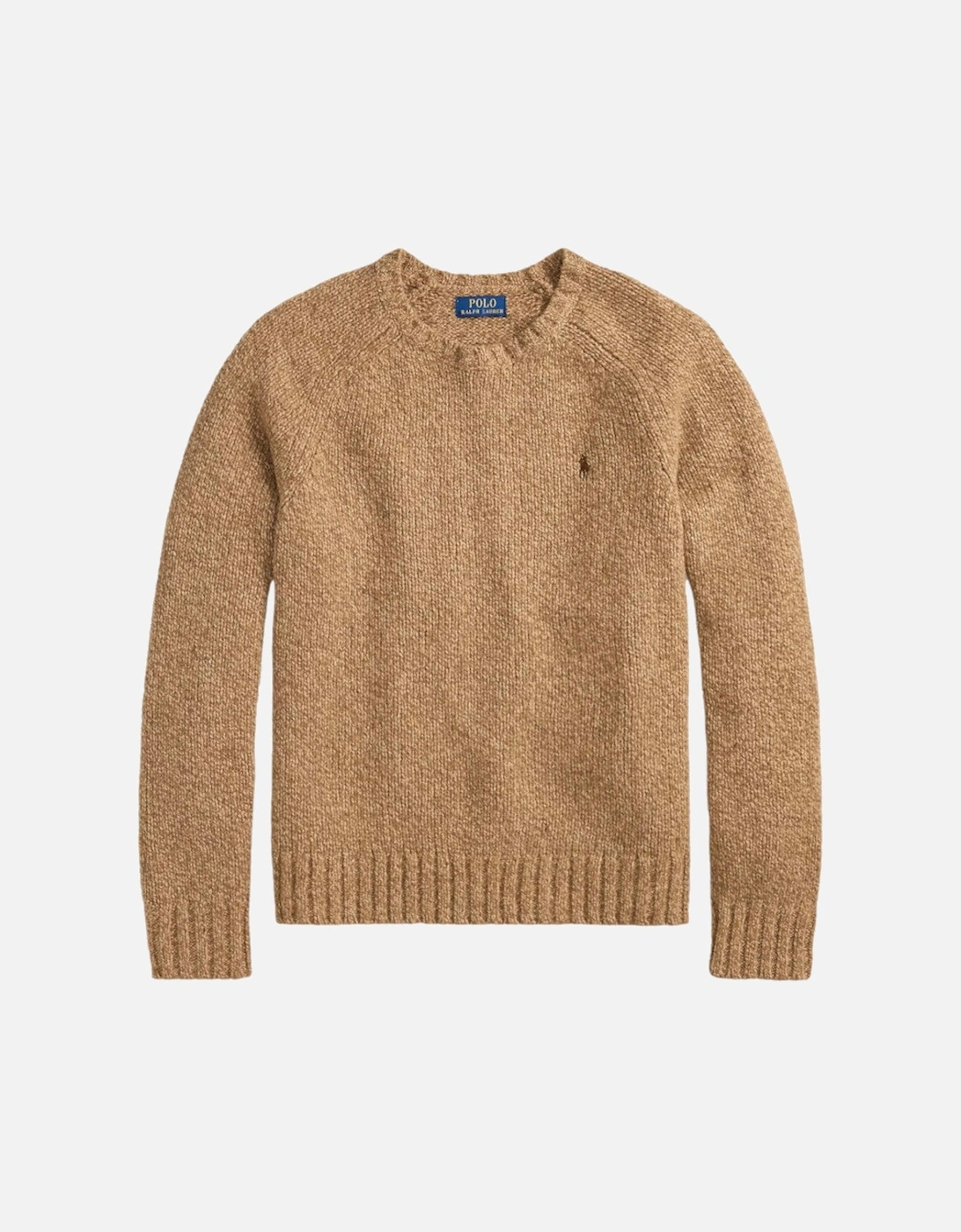 Wool Blend Sweater 002 Camel Marl, 5 of 4