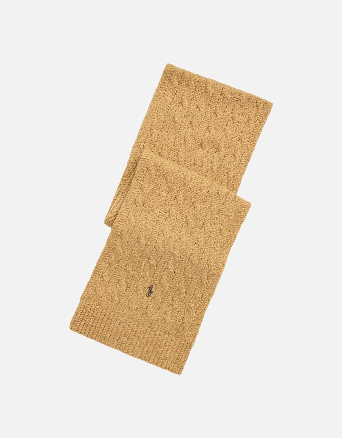 Classic Cable Scarf 005 Classic Camel, 3 of 2