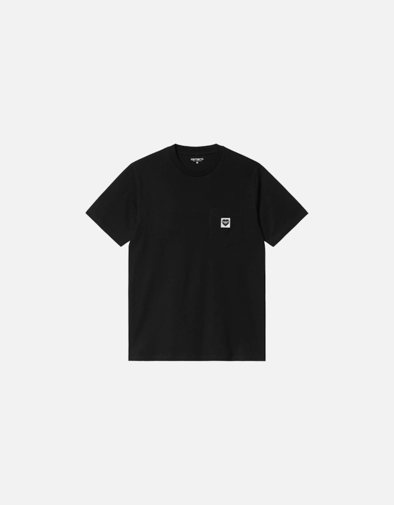 Pocket Heart T-Shirt – Black