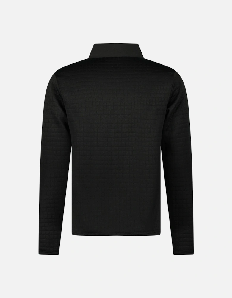 DWR Quarter Golf Zip Pullover in Black