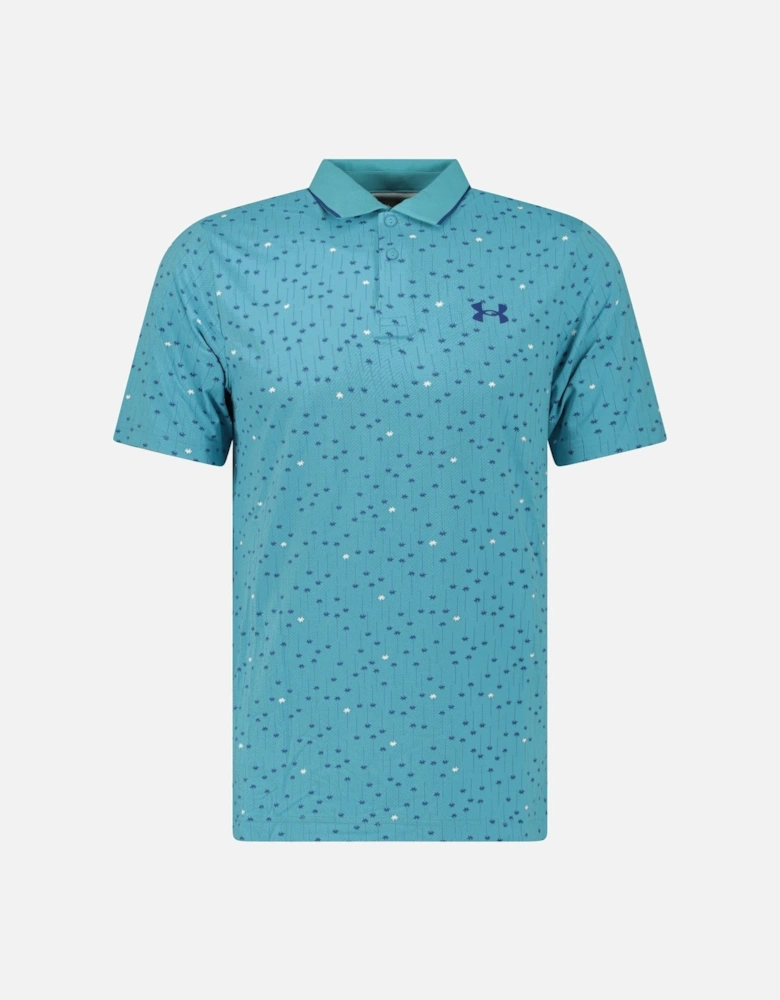 Iso-Chill Edge Golf Polo in Glacier Blue