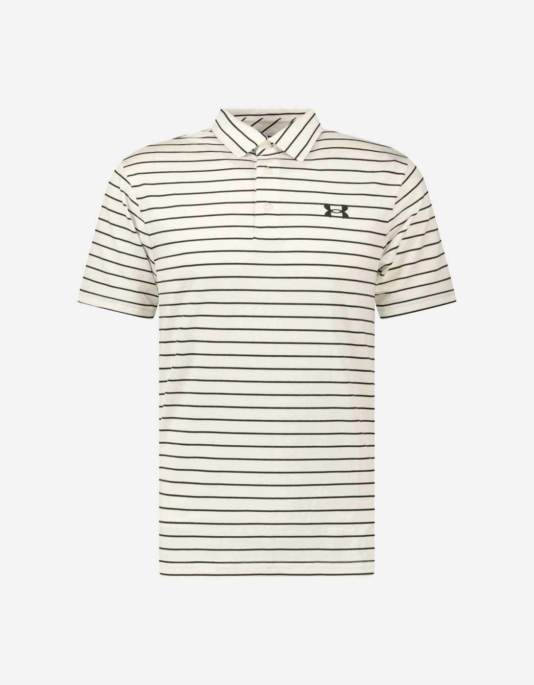 Playoff Golf 2.0 Tour Stripe Polo in White/Black, 3 of 2