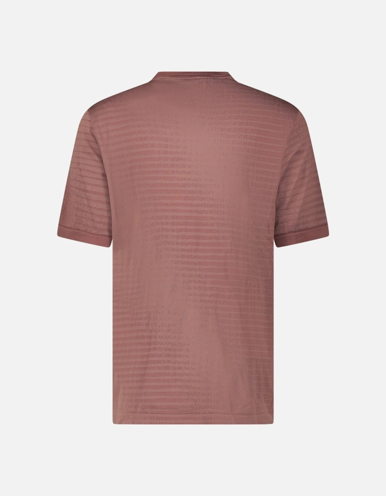 Adidas Statement Seamless Golf Polo Shirt Burgundy