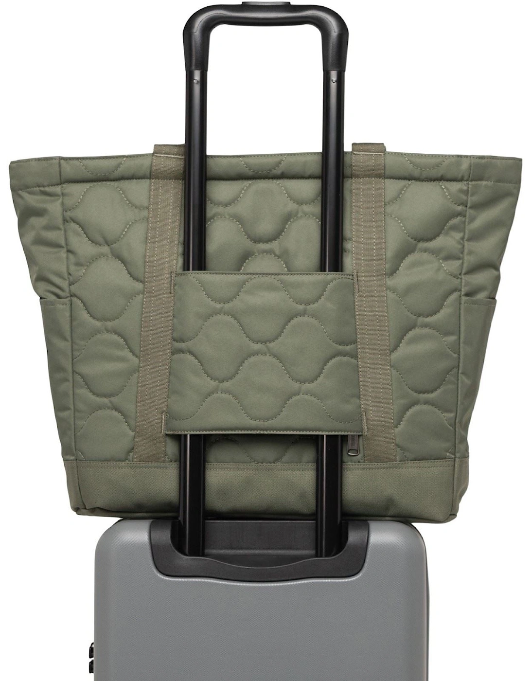 Bags Heritage Quilted Capsule Tote Polyester Unisex Adults Green Tote Bag - One Size