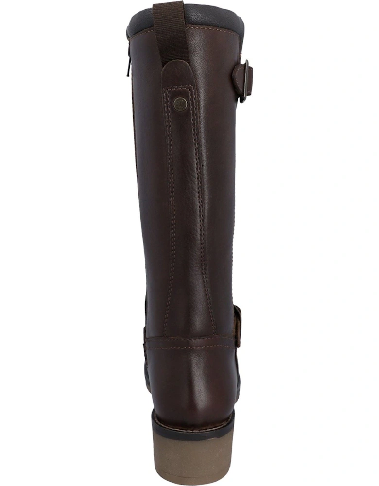 Skye Tall Boot Leather Women's Brown Boots