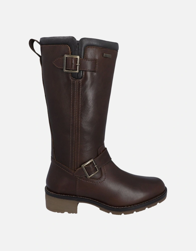 Skye Tall Boot Leather Women's Brown Boots