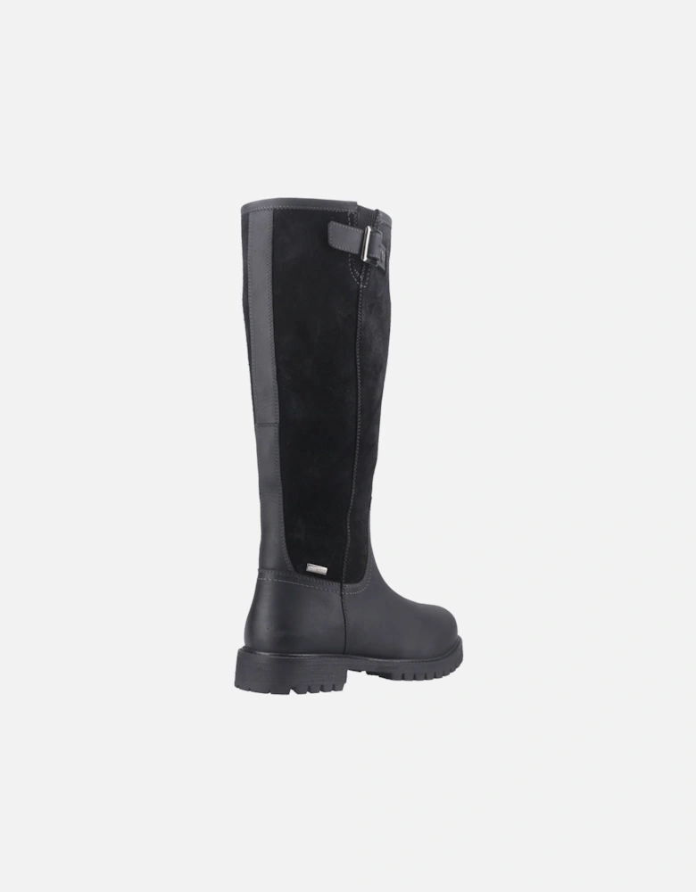 Canna Tall Boot Leather Women's Black Boots