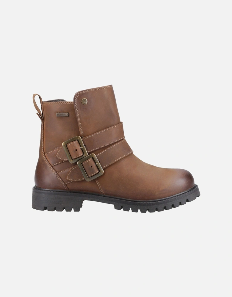 Ness Leather Women's Dark Tan Boots