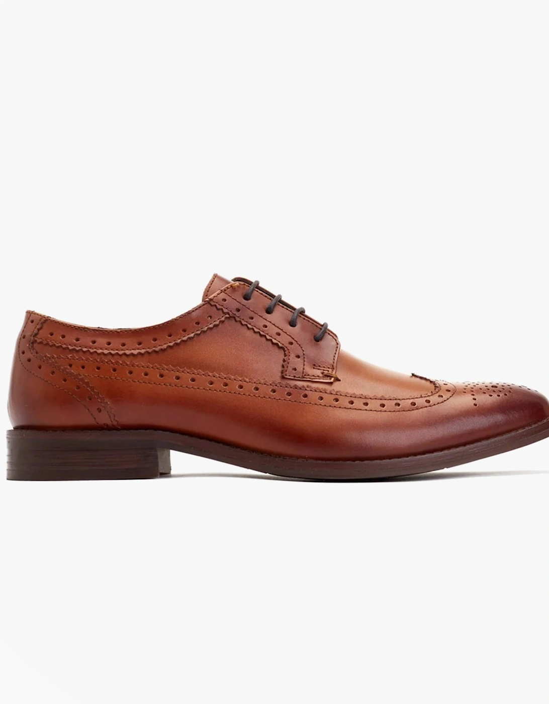 London TWAIN Mens Shoes Tan, 7 of 6